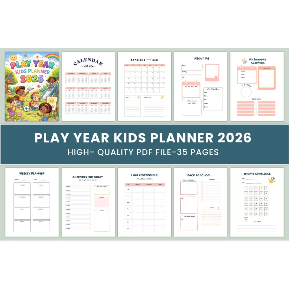Play Year Kids Planner
