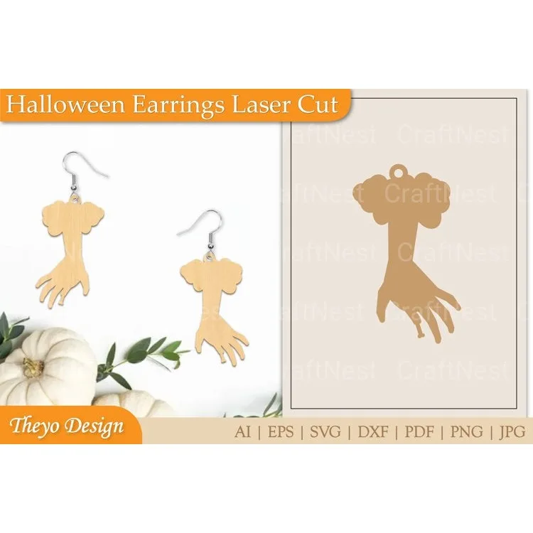 Halloween Earrings SVG Bundle