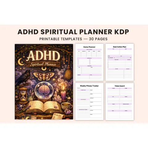 Witchy ADHD Spiritual Planner