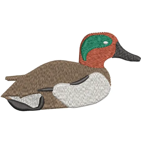 Duck Embroidery Design