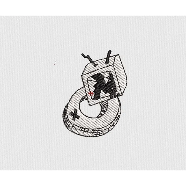 TV Embroidery Design