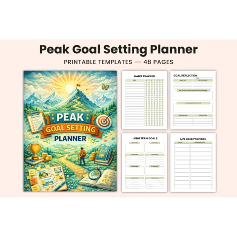Peak Goal Setting Planner