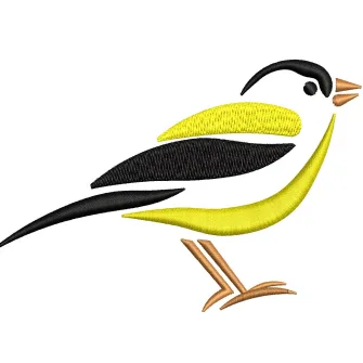 Sparrow Embroidery Design