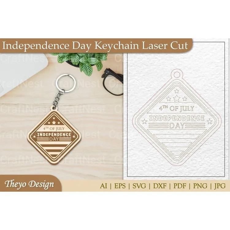 USA Keychain SVG Bundle