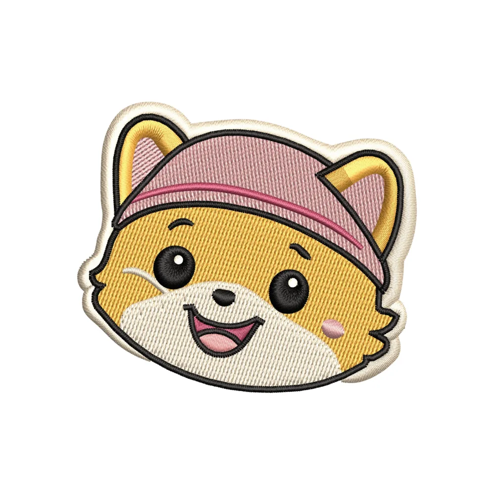 Cartoon Character Embroidery Design