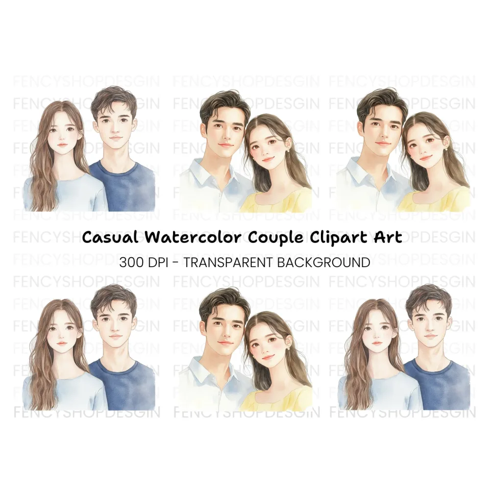 Couple Clipart Bundle
