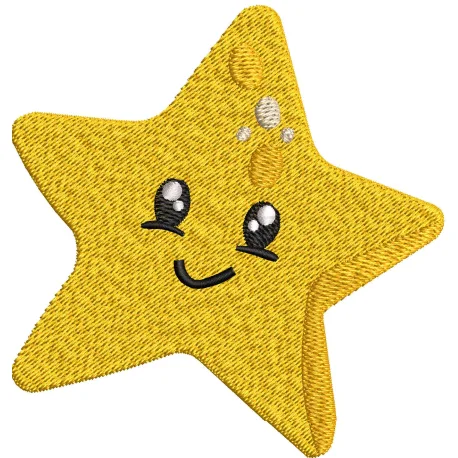 Star Fish Embroidery Design