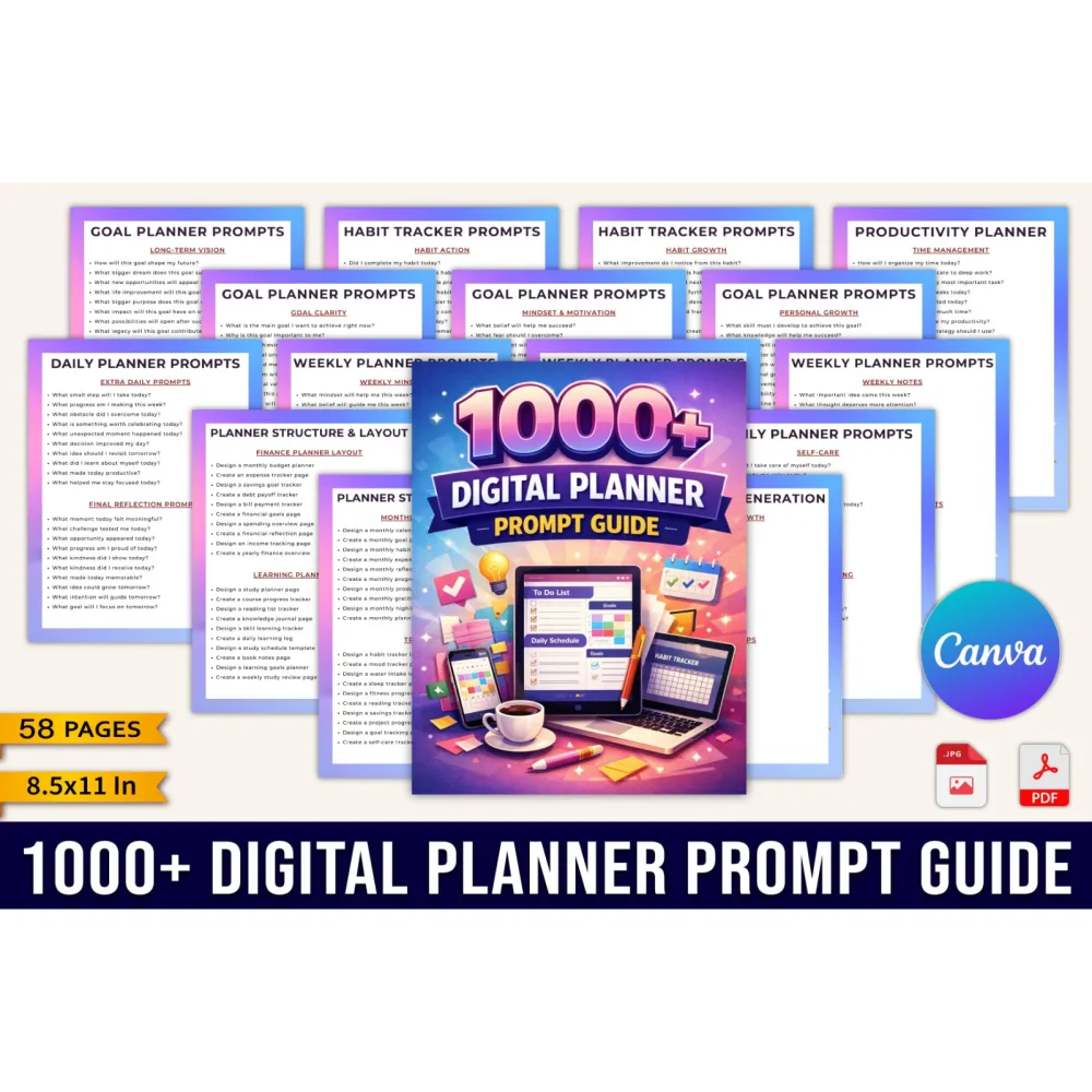 Digital Planner Prompt Guide