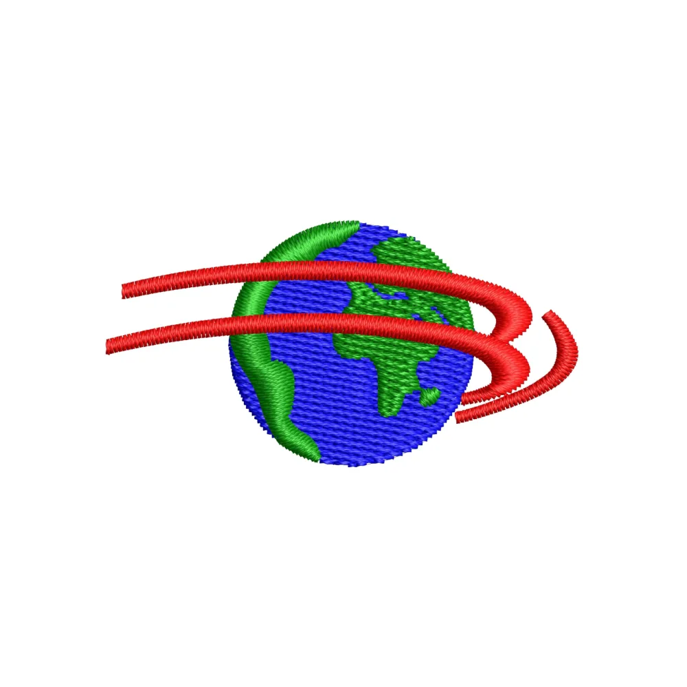 World Touer Embroidery Design