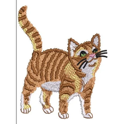 Cat Embroidery Design