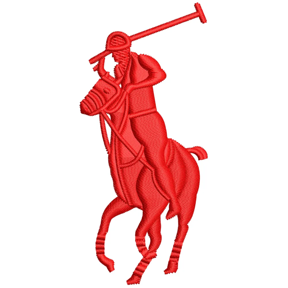 Polo Horse Big Embroidery Design