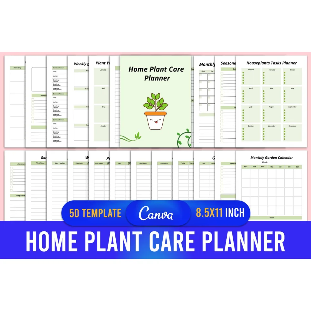 Home Plant Care Planner