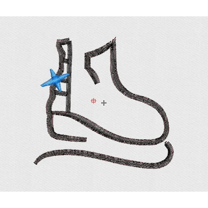 Shoes Embroidery Design