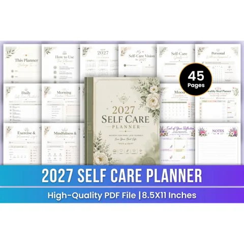 Self Care Planner