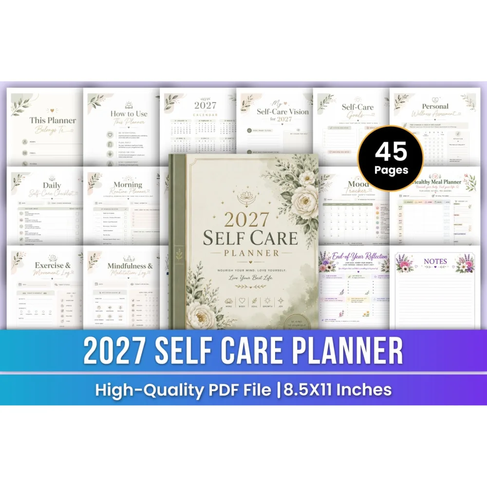 Self Care Planner