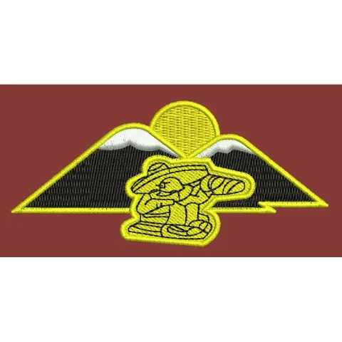 Mount Fuji Embroidery Design