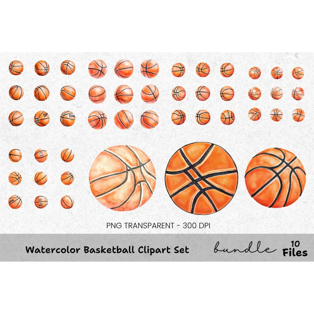 Basketball Clipart Bundle