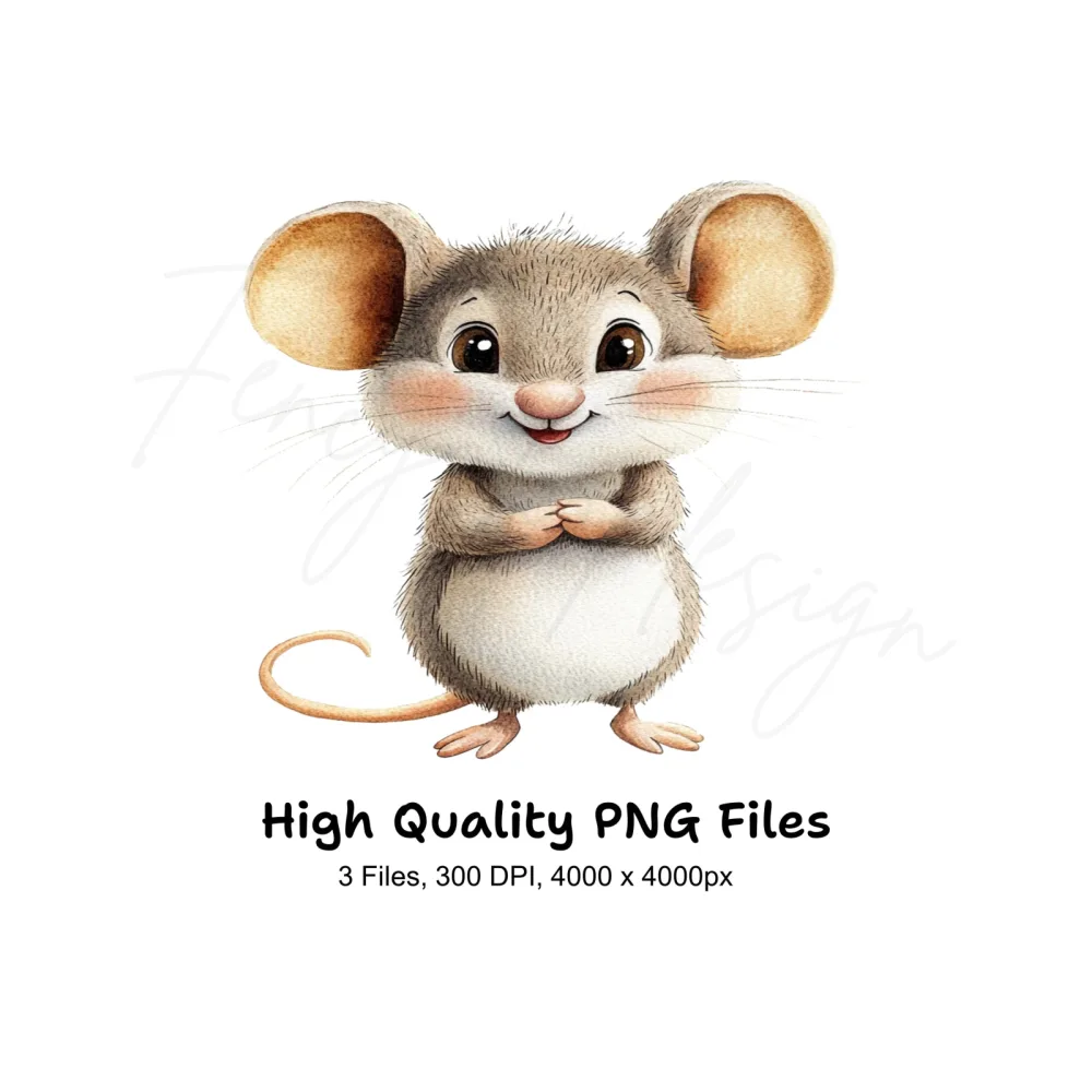 Charming Mouse Clipart Bundle