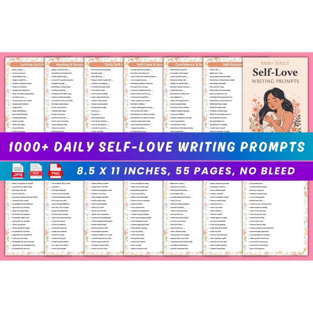 Daily Self-Love Writing Prompts