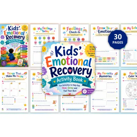 Kids Emotional Recovery Activity Book