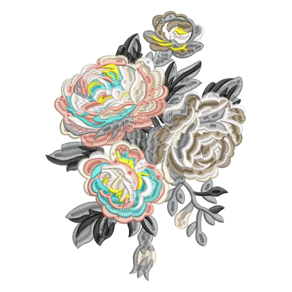 Gara Roses Embroidery Design