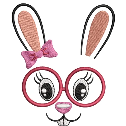 Rabbit Embroidery Design