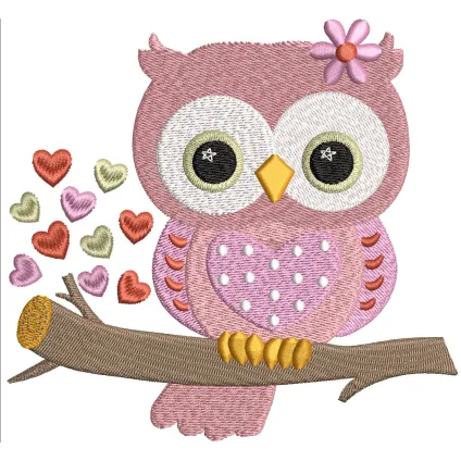 Owl Embroidery Design