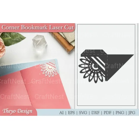 Mandala Corner Bookmark SVG Bundle