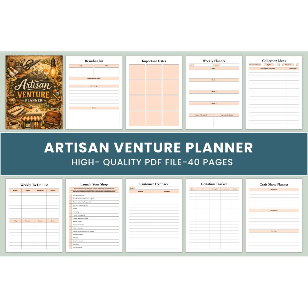 Artisan Venture Planner