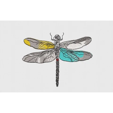 Dragonfly Embroidery Design