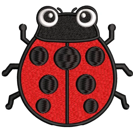 Ladybird Embroidery Design