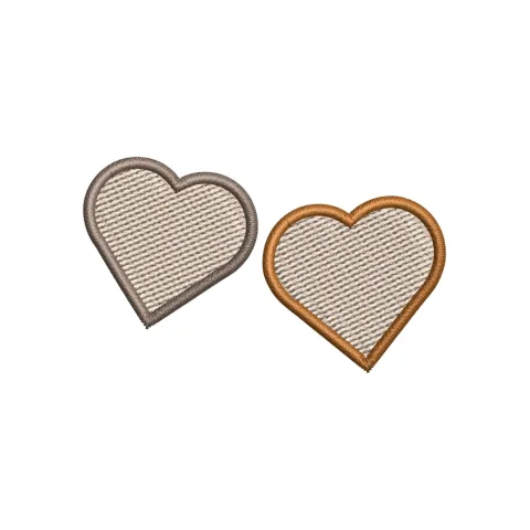 Hearts Embroidery Design