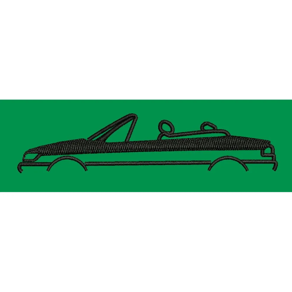 Black Car Embroidery Design