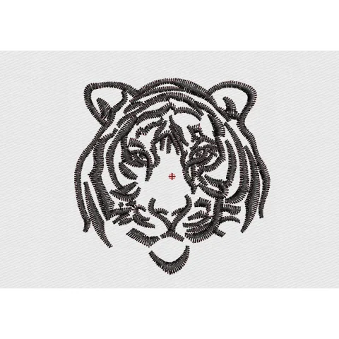 Tiger Embroidery Design