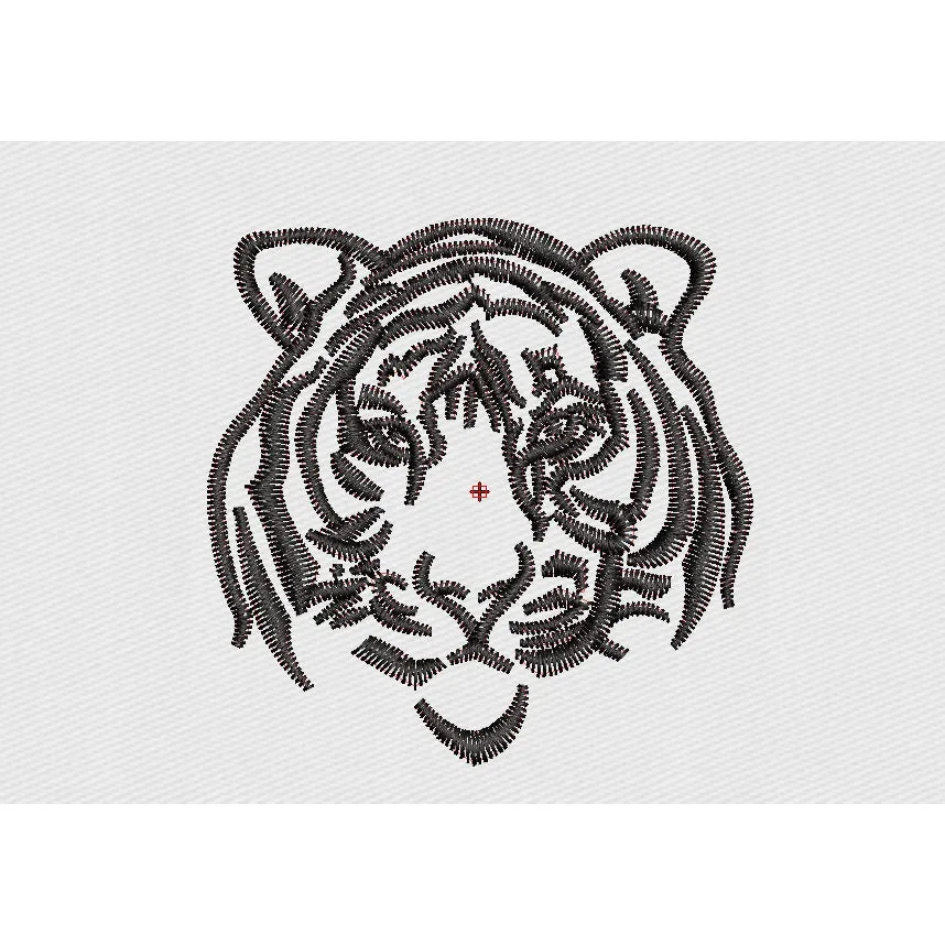 Tiger Embroidery Design