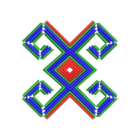 Art Rangoli Embroidery Design