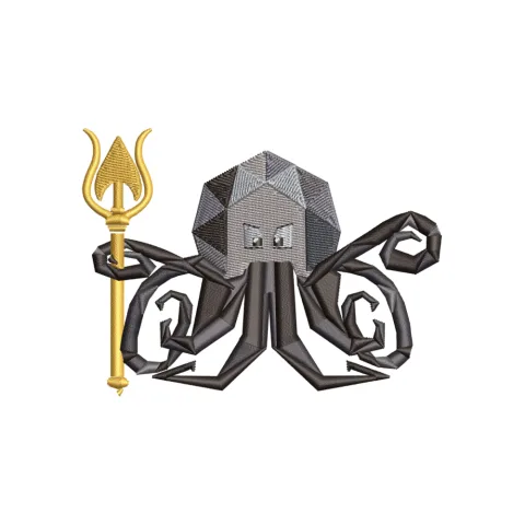 Octopus Embroidery Design