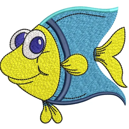 Fish Embroidery Design