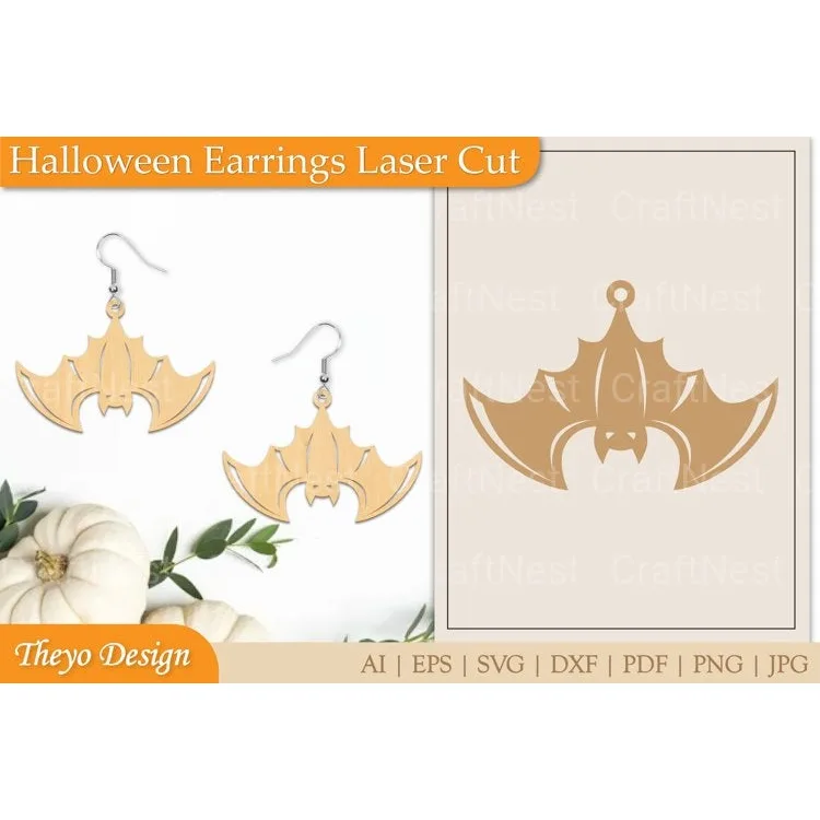 Halloween Earrings SVG Bundle