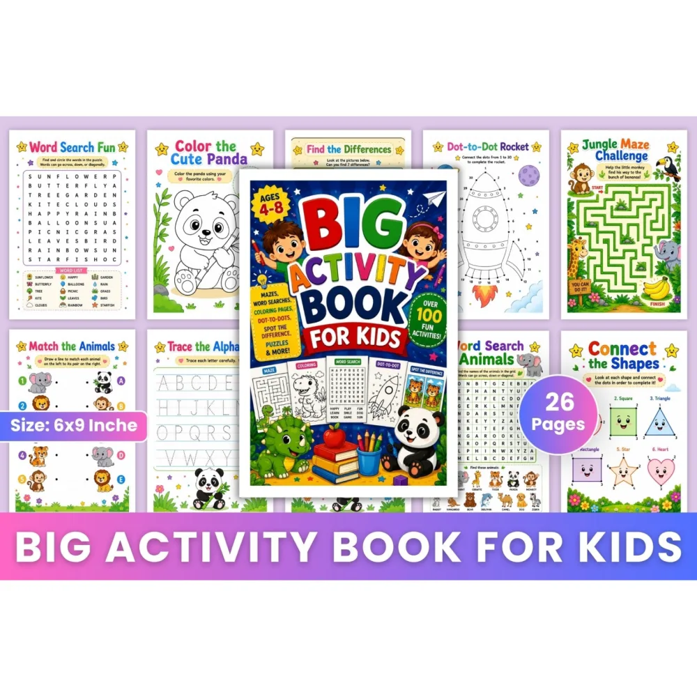 Big Activity For Kids Book