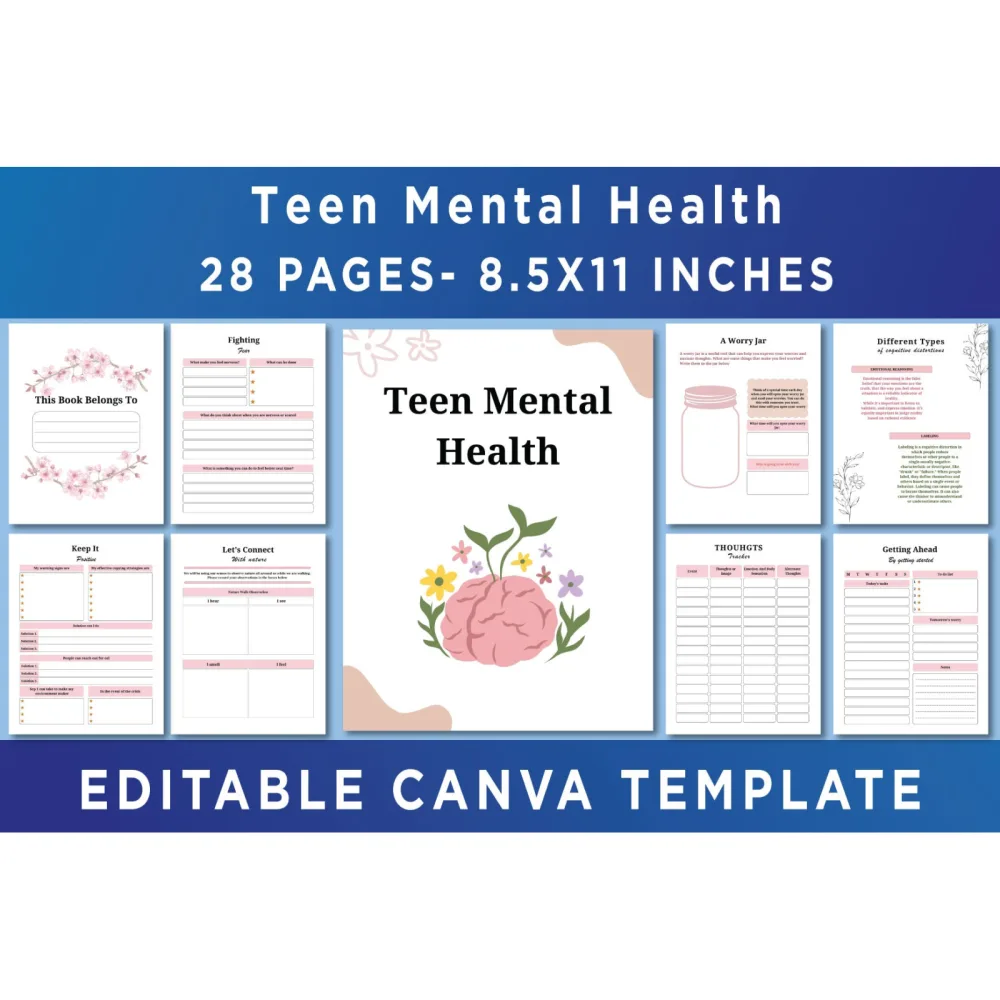 Teen Mental Health Planner