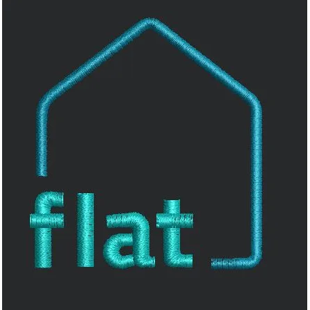 Flat Embroidery Design