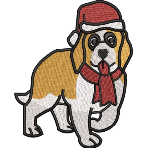 Dog Embroidery Design