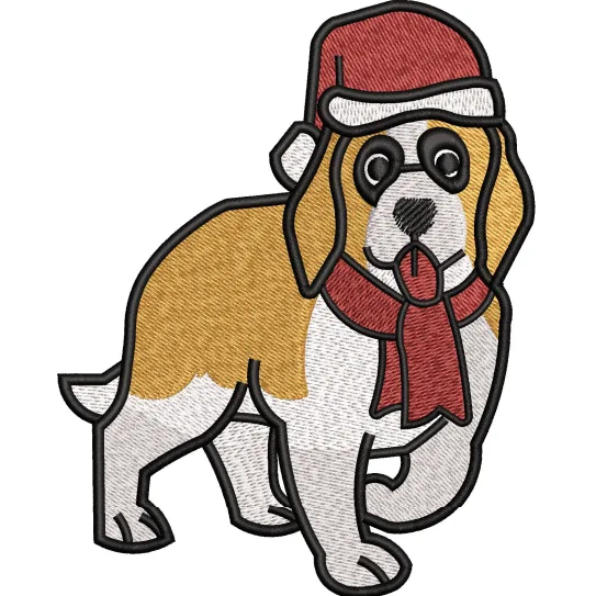 Dog Embroidery Design