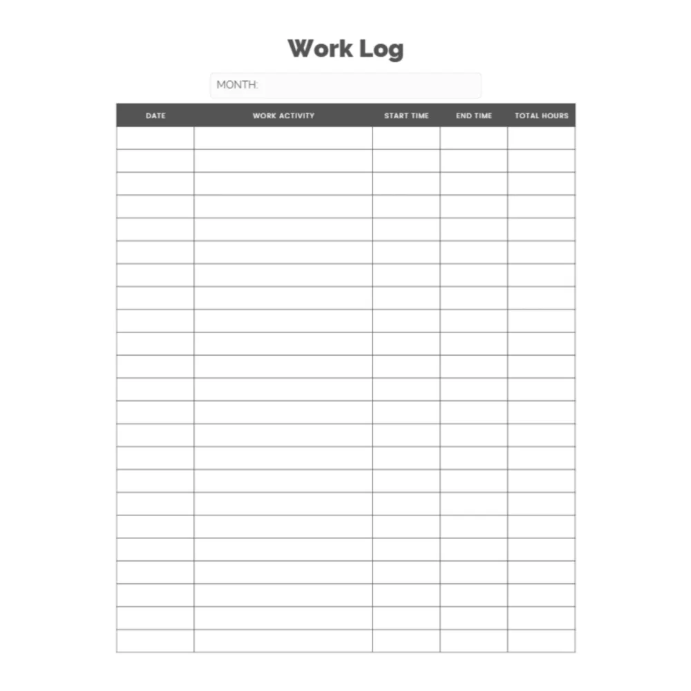 Work Log Bundle