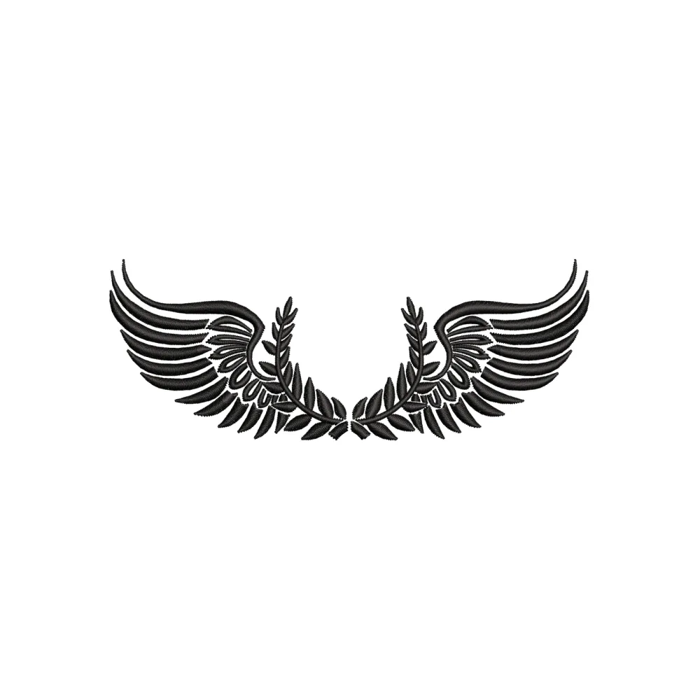 Feathers Embroidery Design
