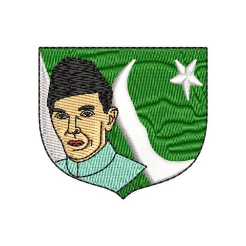 Man of Asia Embroidery Design