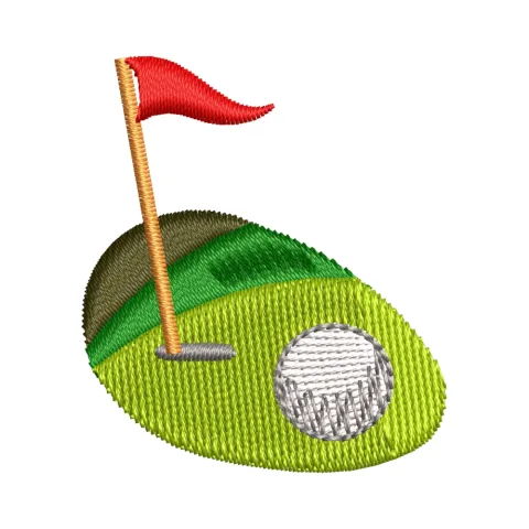 Ball Target Embroidery Design