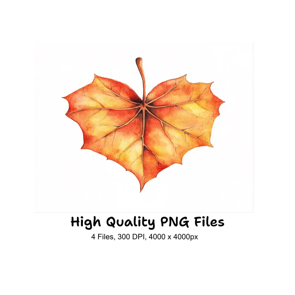 Autumn Leaves Clipart Bundle