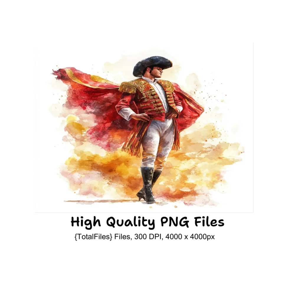Spanish Matador Clipart Bundle